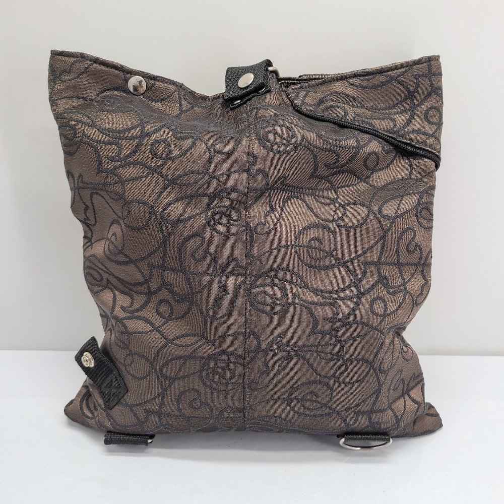 Carson Rogers | Crossbody Tote | Brown/Black